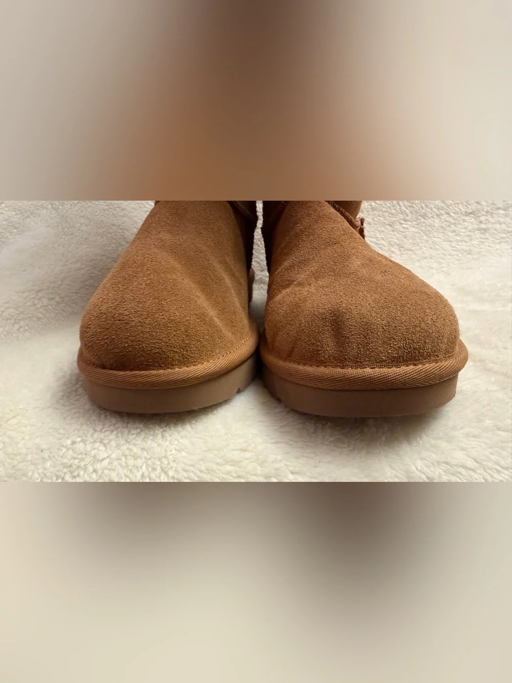 UGG Australia Juliette Chestnut Suede Floral Embroidered Boots Women's 7
